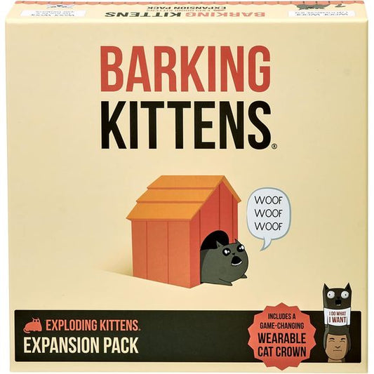 Exploding Kittens is a highly strategic kitty-powered game. Players try to avoid drawing Exploding Kittens (which boot them from the game) using catnip sandwiches, deploying special ops bunnies, and seeking out the wisdom of an all-seeing goat wizard. This game is kid-friendly, super fun, and easy to learn. It's a fast-paced party game perfect for family game night or as an anytime boredom buster.
Base game is required.