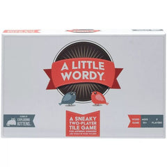 From the award-winning creators of the best-selling games, Exploding Kittens and Throw Throw Burrito, A LITTLE WORDY is a fresh take on the genre of word-unscrambling games. Rather than being another game of “who has the biggest vocabulary?” A Little Wordy requires players to assemble a word from a set of tiles and keep that Secret Word to themselves. Each player then takes turns trying to decipher each other’s Secret Word by asking for clues and hints.