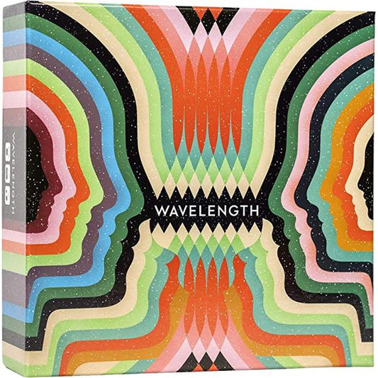 Wavelength is a party game where two teams compete to read each other’s minds. It’s a thrilling experience of TALKING and THINKING and HIGH FIVING that anyone can play—but it also has some of that deep word game sorcery, where your decisions feel tense, strategic, meaningful. Each round, one player has to guide their teammates to guess where a hidden target is located. But they can only give a clue on the spectrum between two concepts, like “Hot - Cold” or “Fantasy – Sci-Fi.” And the closer to the target’s