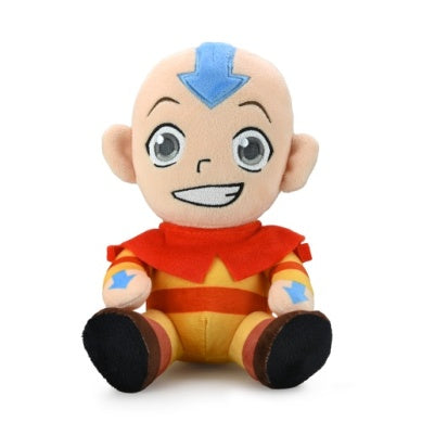 Kidrobot and Nickelodeon bring to life Aang from the American animated television series Avatar: The Last Airbender in premium Phunny plush form! A world divided into four nations—the Water Tribe, the Earth Kingdom, the Fire Nation, and the Air Nomads—reunite into one incredible collection. Get them all for the ultimate elemental adventure!