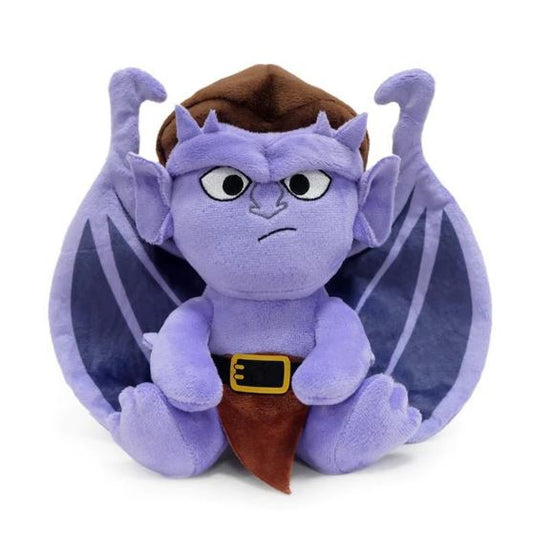 “One thousand years ago, superstition and the sword ruled…” Now the time of the Gargoyles has come again! Let these formerly stony guardians protect your shelf in their new Phunny plush forms. Leader Goliath measures 7.5 inches in the seated position, and his stern gaze is sure to make you feel that your collection is secure. Every Phunny is made from the softest premium materials.