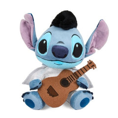 Kidrobot brings your favorite alien from the animated Disney movie Lilo & Stitch to life in Phunny plush form! This hunka hunka burning love, aka Elvis Stitch, has escaped from an alien planet, crash-landed on Earth, and is now ready to be your new friend! You’ll get all shook up by this eight-inch rock star complete with pompadour, guitar, and sparkly suit and cape!