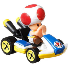 Hot Wheels Mario Kart 1:64 Die-Cast Replica - Toad Standard Kart
