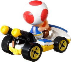 Hot Wheels Mario Kart 1:64 Die-Cast Replica - Toad Standard Kart