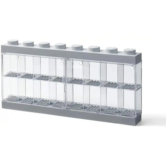 Put your LEGO minifigures on display while storing them safely in this LEGO Minifigure Display with space for 16 minifigures. Place the minifigures on the LEGO plates and close the transparent doors for safe storage. The display cases can be stacked into a customized storage / sorting system. They can either stand on a desk or be mounted on the wall for a visible display of your LEGO Minifigures.
Please note: LEGO minifigures not included.
Dimensions: 382 x 47 x 184 mm / 14.9 x 1.8 x 7.2 in
Material: ABS a