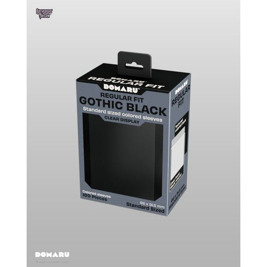 The DOMARU Sleeves Collection completes the DOMARU protection system, offering layered card protection for play, storage, and display. Designed to work seamlessly together, the range covers outer sleeves, inner sleeves, and rigid protectors, giving players full control over how they protect and present their cards. Regular fit sleeves built for smooth shuffling. 100 pieces colored sleeves. Standard Size ( 66 x 91.5 mm / 2.6" x 3.6"). Easy to shuffle, protects your cards, Clear front/black interior. Textured