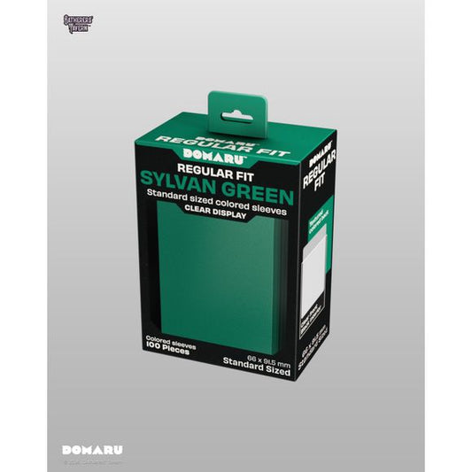 The DOMARU Sleeves Collection completes the DOMARU protection system, offering layered card protection for play, storage, and display. Designed to work seamlessly together, the range covers outer sleeves, inner sleeves, and rigid protectors, giving players full control over how they protect and present their cards. Regular fit sleeves built for smooth shuffling. 100 pieces colored sleeves. Standard Size ( 66 x 91.5 mm / 2.6" x 3.6"). Easy to shuffle, protects your cards, Clear front/black interior. Textured