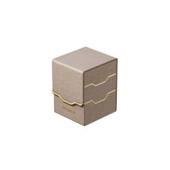 The DOMARU Armory Collection is our latest deck box line, built for strength, durability, and a commanding presence at the table. Featuring refined metallic details, a rugged textured exterior, and strong magnetic closures, each Armory box delivers uncompromising protection for serious play. Top Loading. Fits 100 double-sleeved cards. Includes 2 leather dividers. Strong Magnets. Sturdy textured leather materials and metallic details.