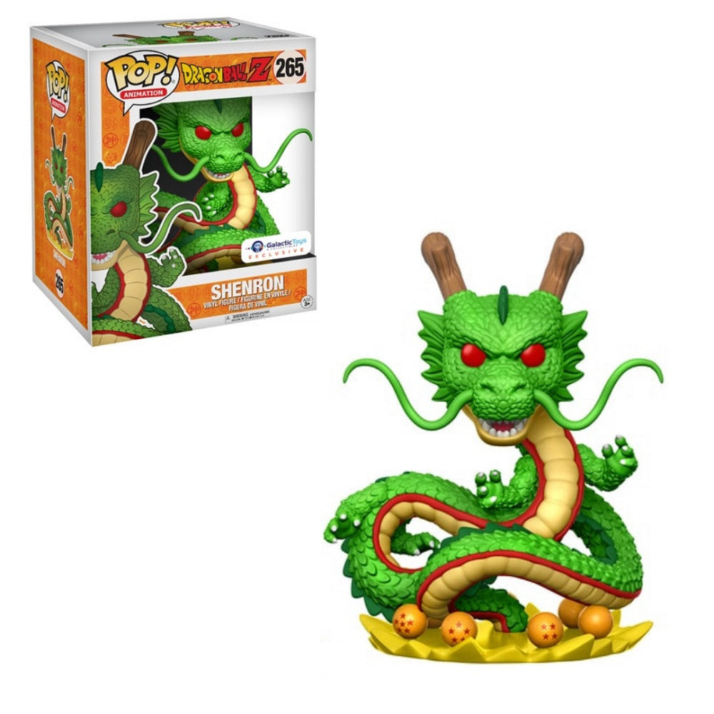 Galactic Toys DBZ Exclusive! Shenron is the first ever 6 inch pop of Funko Dragon Ball Z! Display Shenron - the grantor of wishes - from Dragon Ball Z on your desk!