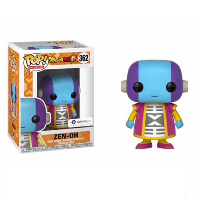 Galactic Toys Exclusive! Comes with a Galactic Toys Soft pop protector. Don't miss out on Zen-oh the supreme ruler of the universe in Dragon Ball Super in Funko Pop Vinyl Form! Collect all of the Dragon Ball Super Funko Pops!