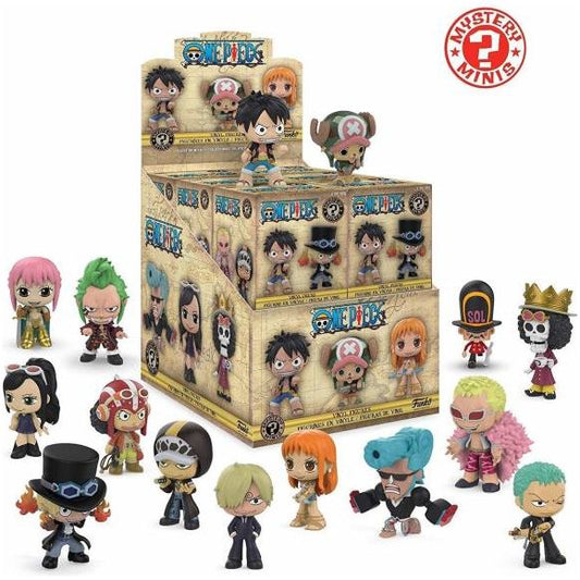 From one piece, a mystery figure, as a stylized mystery Mini from Funko!