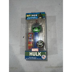Hulk Limited Glow Chase Edition Pop! Pez Dispenser - Contains 1 Pez Dispenser and 1 package of Pez Candy.