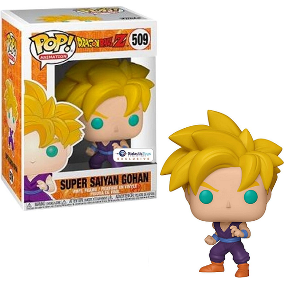 Figure includes a soft pop protector. Galactic Toys DBZ Super Saiyan Gohan Exclusive. Figure includes Galactic Toys Exclusive figures.