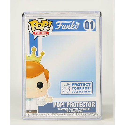 Protect your valuable Pop! Vinyl Figures with this Pop! Vinyl Premium Plastic Protector! The clear plastic protective case allows you to easily display your Pop! Vinyl Figures in their original packaging. The lid easily comes off to allow placement of the Pop! Vinyl Figure inside. Keep your Pop! Vinyl Figures in pristine condition with this plastic protector!.