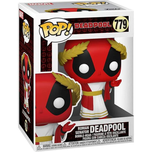 Funko Pop! Marvel: Deadpool 30th - Roman Senator Deadpool | Galactic Toys & Collectibles