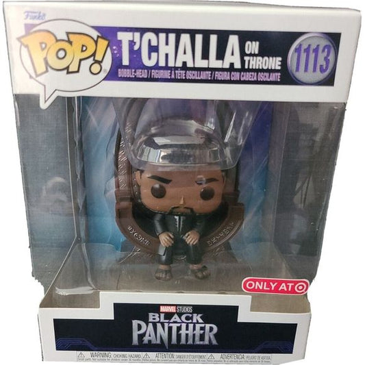 Funko POP! Deluxe: Black Panther - T'Challa on the Throne (Target Exclusive) | Galactic Toys & Collectibles