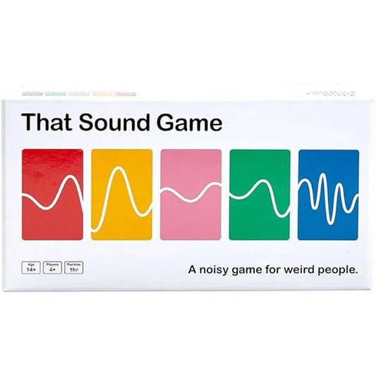 hat Sound Game is a fast paced, interactive and very noisy party game. The goal is to get your team to guess as many answers on the category cards as they can in a minute. Use any combination of sounds and movements, but your hands must be behind your back. You also get Lifelines. Use them strategically to help you win.
- The world's first sound-based party game.
- Great for teenagers, families and adults.
- Perfect for large groups of people and only takes 5 minutes to learn.
- A simple party game with a