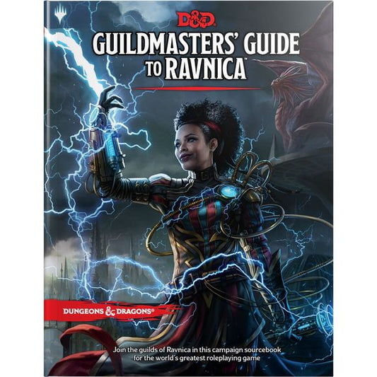 In Guildmasters’ Guide to Ravnica, the world's most popular roleplaying game meets the world's most popular trading card game. Released to coincide with the Magic set Guilds of Ravnica, it's the perfect blend of story from the creators of Magic: The Gathering, wrapped around the rules, monsters, and magic of fifth edition Dungeons & Dragons.