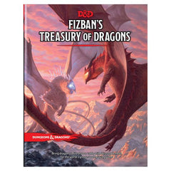 Fizban's Treasury of Dragons is a comprehensive guide to the dragons of the worlds of D&D. It introduces the gem dragons—a family of five dragon kinds—as well as a variety of other Dragons and dragon-related monsters, character options, and inspirations.
It also introduces the myth of the First World, created by the dragon gods Bahamut and Tiamat, giving readers a peek into the role dragons play in the myths of many Material Plane worlds—all with notes and anecdotes from doddering archmage (and avid bake