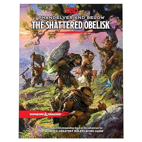 Uncover a new threat to Phandalin in this timeless dungeoneering adventure for the world’s greatest roleplaying game.
Phandelver and Below: The Shattered Obelisk is a high-fantasy adventure that begins in the beloved town of Phandalin as it faces unimaginable danger. Whether the heroes are newcomers to Phandalin or are returning after the acclaimed Dungeons & Dragons adventure Lost Mine of Phandelver, they discover hints of a threat lurking below the town. The heroes soon learn that the cult of a malevolen
