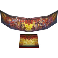 Every adventure needs a Dungeon Master to bring fantastical worlds and epic quests to life. Every Dungeon Master needs their quintessential companion - the Dungeon Masters Screen. The 2024 Dungeon Masters Screen features a spectacular panoramic scene by Joy Ang depicting every core class of fifth edition Dungeons & Dragons. The interior rules content on this new screen has been revised and refreshed to deliver the most useful information to any DM in their games.