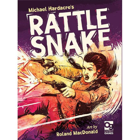 Trade lead with explosive card combos and quick-fire abilities in a riotous Wild West shootout.
Tensions are high in the town of Rattlesnake. The sun beats down and tempers fray. Two figures start moving, hands flashing to the pistols at their hips… The first shot rings out…
Rattlesnake is a chaotic, action-packed card game for two players. Target your opponent with high-powered card combos. Disrupt their plays or get out of scrapes using special card abilities. Reinforce your dwindling deck with new