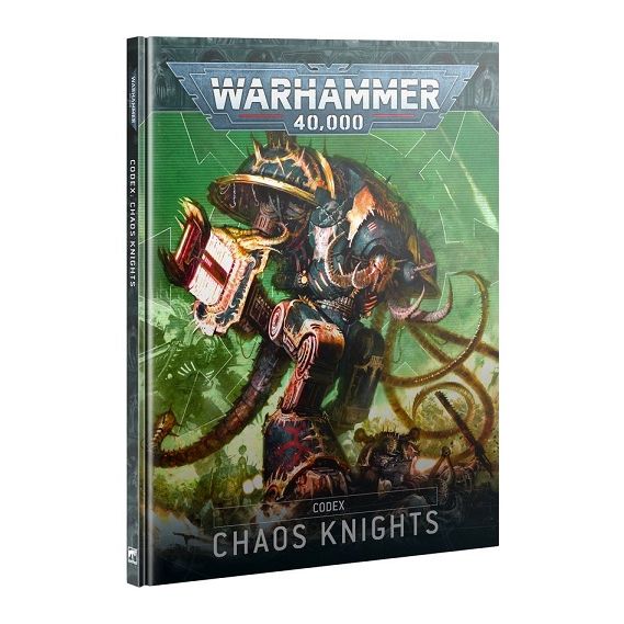 Release Date 6/21/25
Codex for 10th edition Chaos Knights