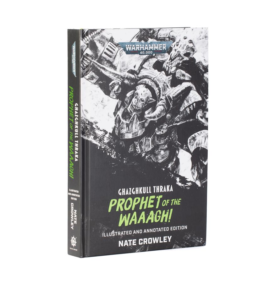 A Warhammer 40k
Ghazghkull Thraka, the Beast of Armageddon, is one of the greatest threats to the Imperium. Read his full story as told to the Inquisition by his faithful banner bearer, Makari.
Written by Nate Crowley