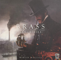 The Deluxe Edition of Martin Wallace's original masterpiece with new art, new high quality components, improved 2 & 3 player rules, and player mats.
Brass Lancashire tells the story of competing entrepreneurs in Lancashire and the surrounding area during England's Industrial Revolution, between the years 1770-1870. In this cerebral game of cutthroat greed, you will expand your empire by establishing canals and rails, and building and developing various industries, including Cotton Mills, Coal Mines, Iron
