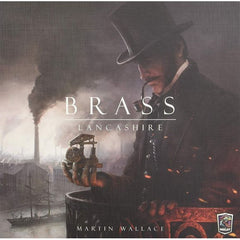The Deluxe Edition of Martin Wallace's original masterpiece with new art, new high quality components, improved 2 & 3 player rules, and player mats.
Brass Lancashire tells the story of competing entrepreneurs in Lancashire and the surrounding area during England's Industrial Revolution, between the years 1770-1870. In this cerebral game of cutthroat greed, you will expand your empire by establishing canals and rails, and building and developing various industries, including Cotton Mills, Coal Mines, Iron