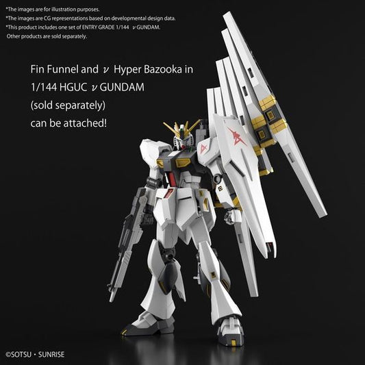 Bandai Entry Grade Nu Gundam EG 1/144 Model Kit | Galactic Toys & Collectibles