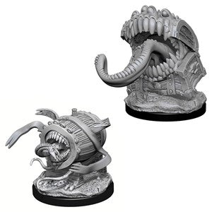 Dungeons & Dragons Nolzur’s Marvelous Miniatures come with highly-detailed figures, pre-primed with Acrylicos Vallejo primer and includes deep cuts for easier painting. The packaging of each different set will display the minis in a visible format.