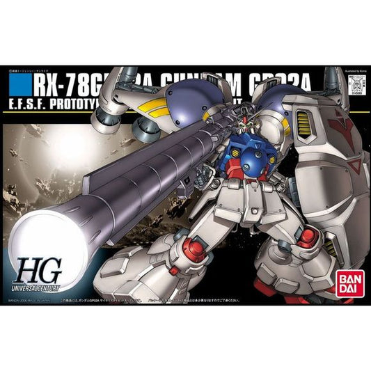 <p>Build and display <strong>Gundam Stardust Memory HGUC RX-78 GP02A Physalis</strong> with this official Bandai Hobby <strong>HGUC 1/144 scale model kit</strong>.</p>
<p>Gundam GP02A's unique bulbous design from the Gundam 0083 Stardust Memory OVA has been recreated in 1/144 form to recreate all its features including massive shoulder binders and collapsing bazooka gimmick. Includes its iconic nuclear bazooka and massive cooling shield as well as beam sabers</p>
<p><strong>Product Features:</strong></p>
<u