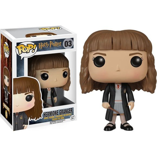 Bring a part of Hogwarts home! From the wizarding world of Harry Potter, Funko presents this Herminone Granger POP vinyl figure! This bookworm witch stands 3 3/4 inches. Check out the other Harry Potter figures from Funko!.