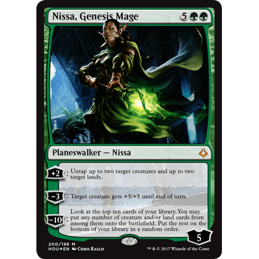 Magic The Gathering MTG Hour of Devastation Planeswalker Deck Nissa Genesis Mage