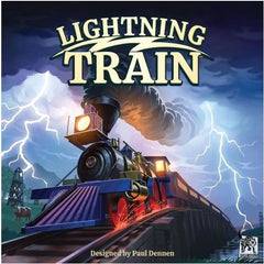 Steer your railway company through a land of strategic opportunity in Lightning Train, a new bag-building train game from the creators of Clank! and Dune: Imperium. Build your bag to improve your company`s resources, then place your chips to open stations and train lines across eight regions of North America. There's a fortune to be made by delivering goods to the cities that need them...but will you work together, or look to cut out the competition? Which stations do you need to secure a route to victory?