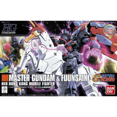 <p>Build and display <strong>HGFC #128 Master Gundam and Fuunsaiki</strong> with this official Bandai Hobby <strong>HG 1/144 scale model kit</strong>.</p>
<p>From the School of the Undefeated of the East comes Master Asia's Master Gundam with his steed, Fuunsaiki. This 2 pack comes loaded with effects for Master Gundam including beam cloth, Sekihatenkyoken palm, different hands, open and closed cloaks, as well as a 1/144 Master Asia.</p>
<p>Fuunsaiki is compattible with other HGFC kits</p>
<p><strong>Produc