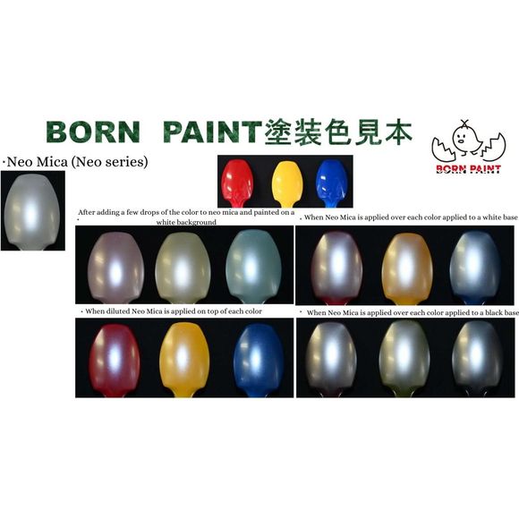 Born Paint TRU42029 Neo Mica 50ml Lacquer Paint Bottle | Galactic Toys & Collectibles