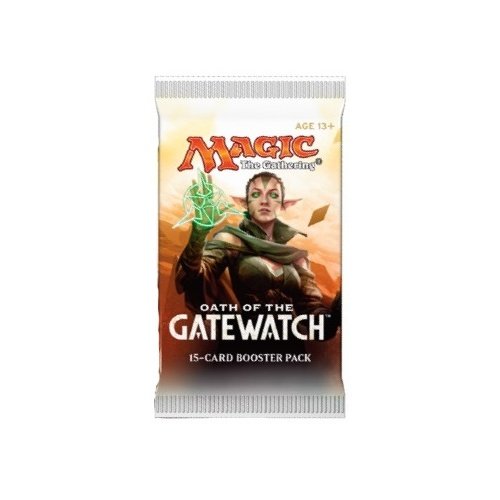 WOCB3061 Oath Of The Gatewatch Booster Pack Magic The Gathering Wizards of The Coast

Contains: 1 Booster pack. 15 randomly inserted cards per booster pack