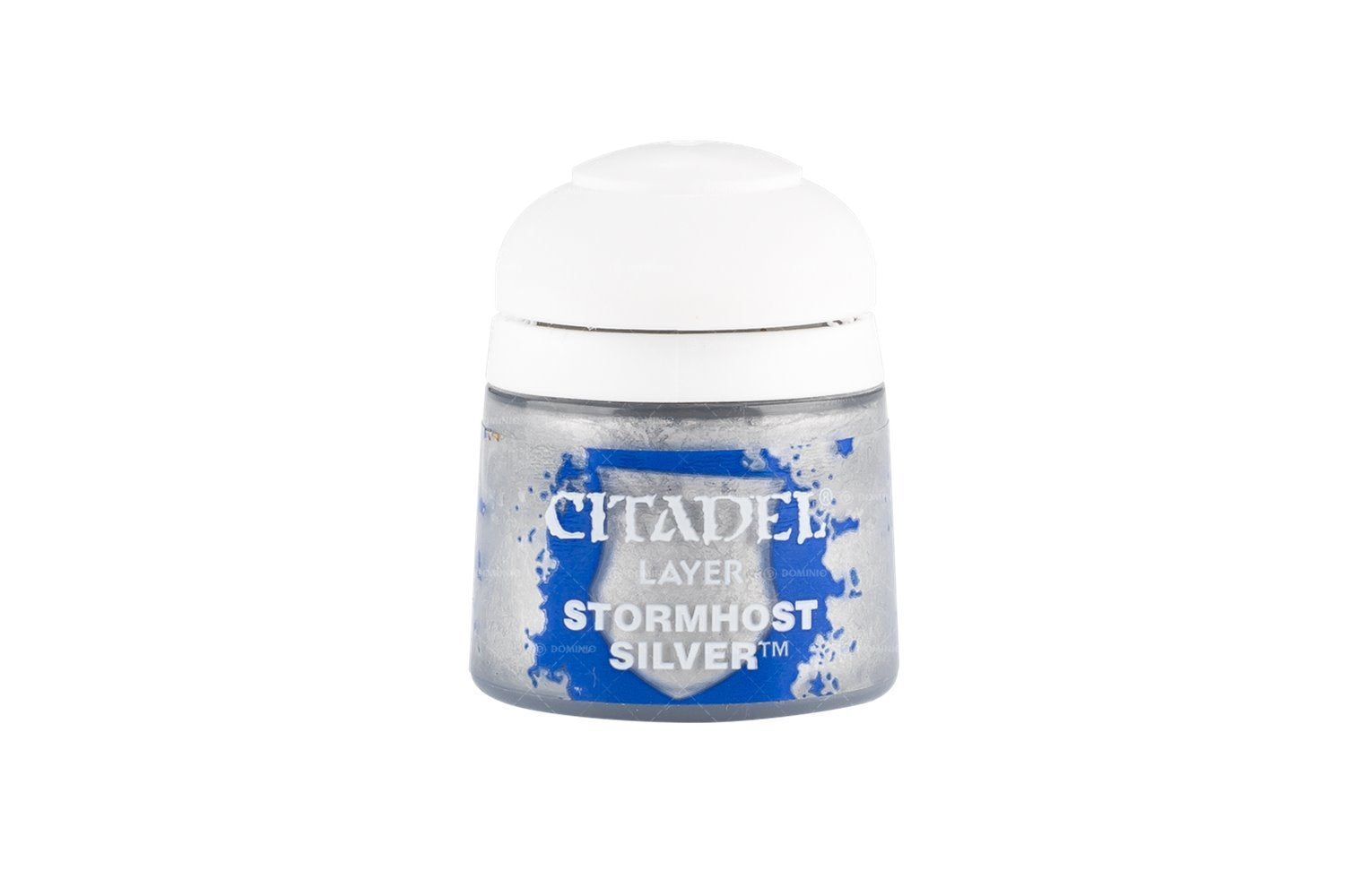 Citadel Layer paints are high quality acrylic paints, and with 70 of them in the Citadel Paint range, you have a huge range of colours and tones to choose from when you paint your miniatures. They are designed to be used straight over Citadel Base paints (and each other) without any mixing. By using several layers you can create a rich, natural finish on your models that looks fantastic on the battlefield. This pot contains 12ml of Stormhost Silver, one of 70 Layer paints in the Citadel Paint range. As with