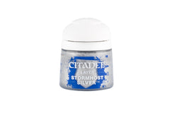 Citadel Layer paints are high quality acrylic paints, and with 70 of them in the Citadel Paint range, you have a huge range of colours and tones to choose from when you paint your miniatures. They are designed to be used straight over Citadel Base paints (and each other) without any mixing. By using several layers you can create a rich, natural finish on your models that looks fantastic on the battlefield. This pot contains 12ml of Stormhost Silver, one of 70 Layer paints in the Citadel Paint range. As with