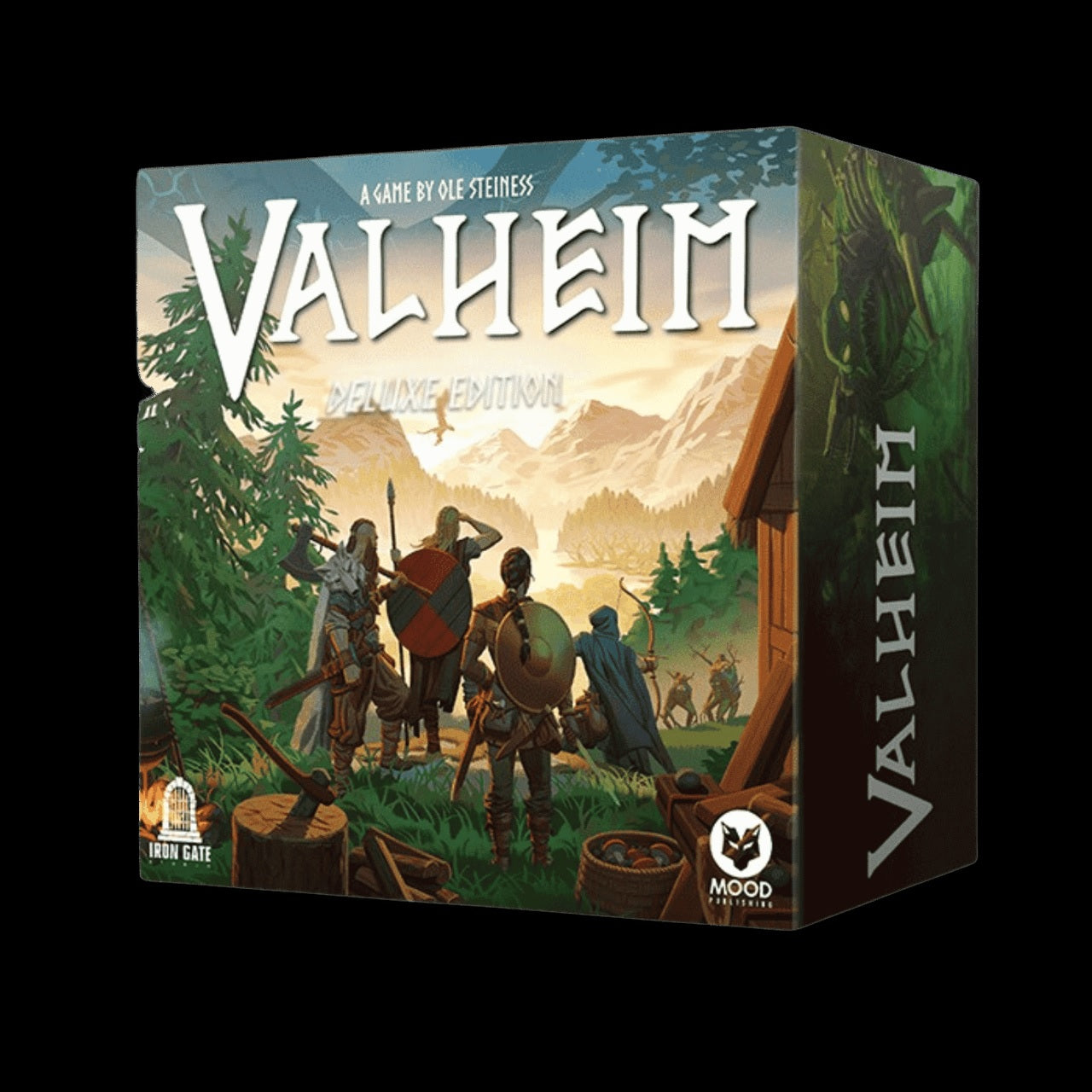 Valheim is a 1-4 player co-operative board game in which survival depends on teamwork and strategy. Gather your fellow companions and venture forward to explore, build, collect resources, forge weapons, equip sturdy armor, battle enemies, and carve your path towards facing the ultimate evil. Take on a role in which you help tailor the adventure to your liking. The fate of everyone lies in your hands! Your objective is to summon and defeat the Forsaken, but you will need to prepare before facing the challeng