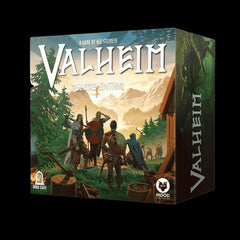 Valheim is a 1-4 player co-operative board game in which survival depends on teamwork and strategy. Gather your fellow companions and venture forward to explore, build, collect resources, forge weapons, equip sturdy armor, battle enemies, and carve your path towards facing the ultimate evil. Take on a role in which you help tailor the adventure to your liking. The fate of everyone lies in your hands! Your objective is to summon and defeat the Forsaken, but you will need to prepare before facing the challeng