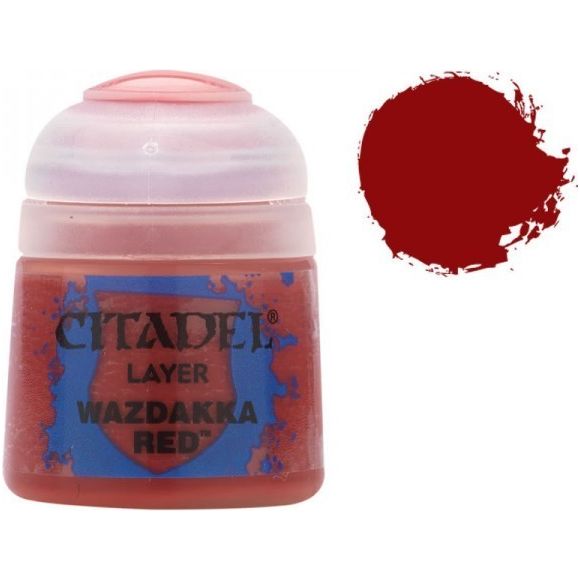 Citadel Layer paints are high quality acrylic paints, and with 70 of them in the Citadel Paint range, you have a huge range of colours and tones to choose from when you paint your miniatures. They are designed to be used straight over Citadel Base paints (and each other) without any mixing. By using several layers you can create a rich, natural finish on your models that looks fantastic on the battlefield. This pot contains one of 70 Layer paints in the Citadel Paint range. As with all of our paints, it is