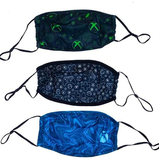 Bioworld - Xbox - Adult 3-Pack Reusable Cloth Face Masks | Galactic Toys & Collectibles
