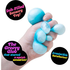 Schylling The Original NeeDoh Groovy Glob Squeeze Squishy Fidget Ball Toy