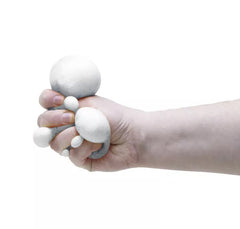 Schylling NeeDoh Snow Ball Crunch Squishy Fidget Ball Toy