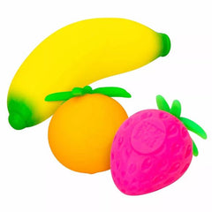 Schylling NeeDoh Groovy Fruit - 3 Assorted Pieces Squishy Fidget Toy