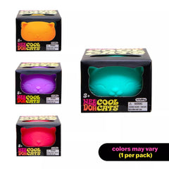 Schylling’s NeeDoh Cool Cats are the ultimate squishy sidekicks! These adorable, doh-filled felines are soft and purr-fectly squeezable. Smush, stretch, and squish. NeeDoh delivers satisfying sensory fun for a range of ages—from playful kids to busy adults. Perfect for focus, stress relief, busting boredom, or just grooving through your day, NeeDoh helps you find your mellow anytime, anywhere. (Colors May Vary)