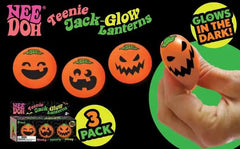 Schylling NeeDoh Needohween Halloween Teenie Jack Glow Lantern Squishy Fidget Toy